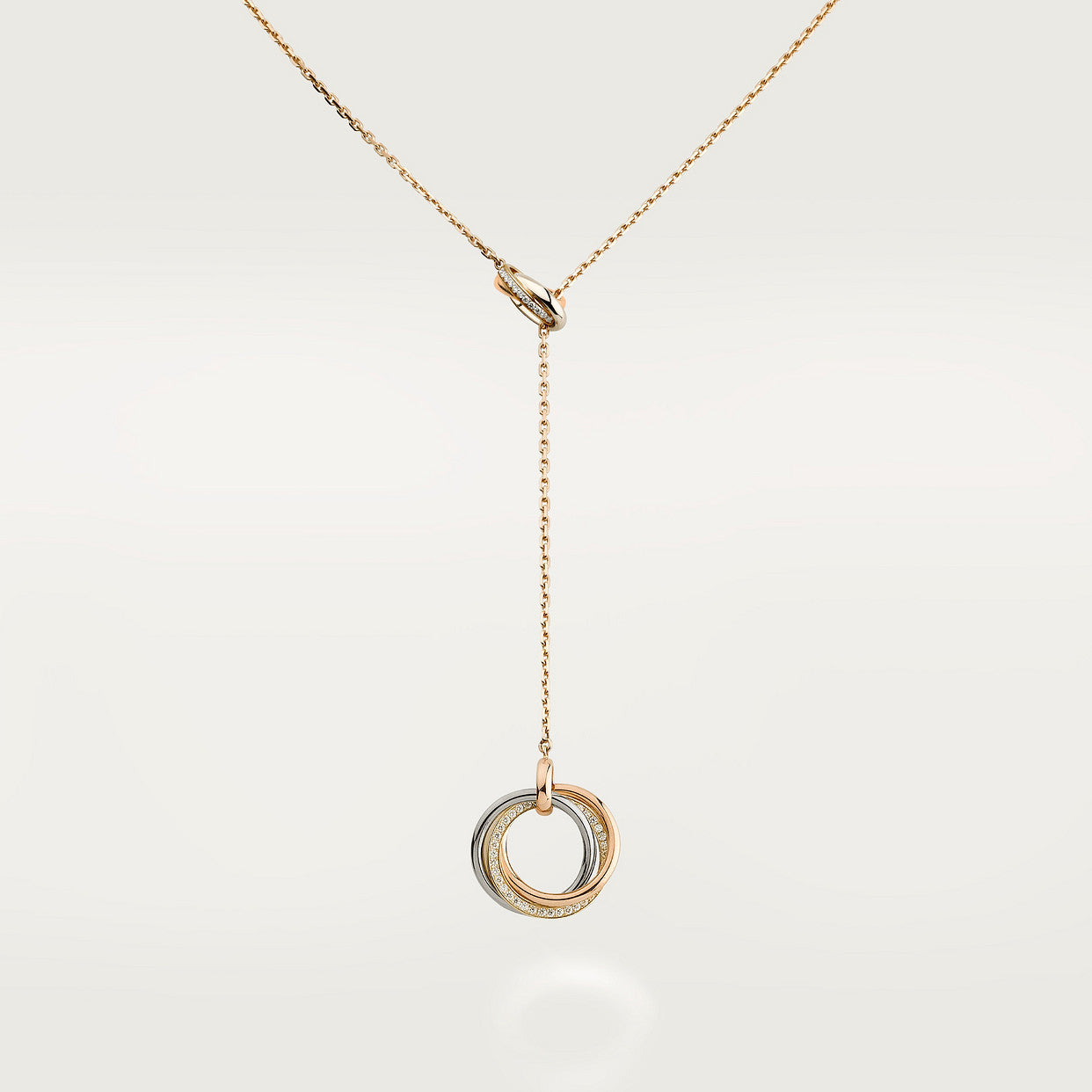 18K Trinity Diamonds Necklace