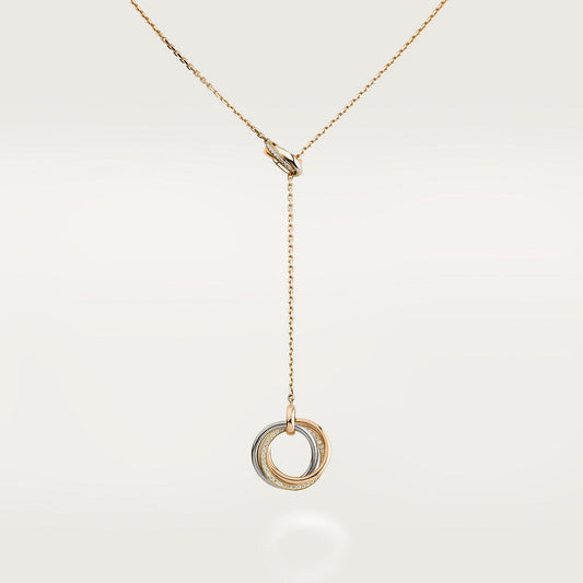 18K Trinity Diamonds Necklace