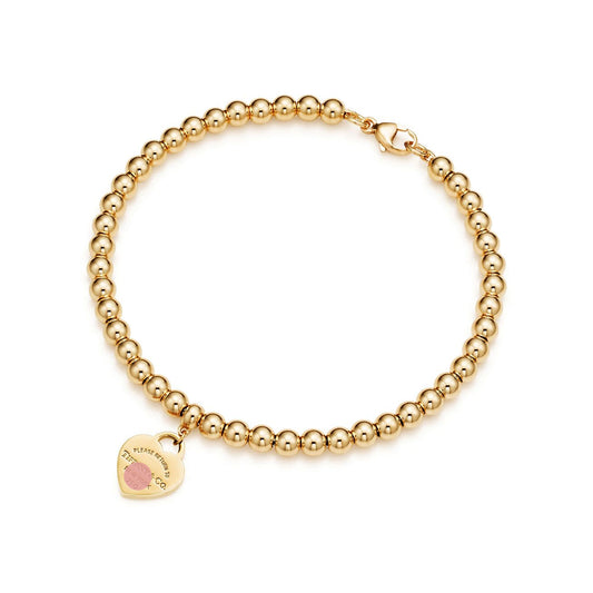18K Return to Heart Tag Bracelet