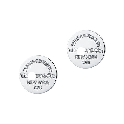 18K Return to Circle Stud Earrings