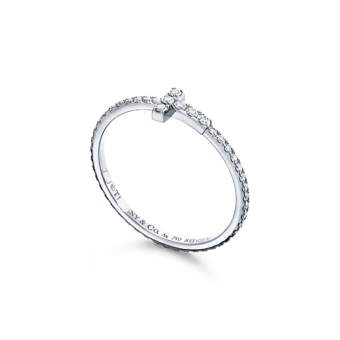 18K T Diamond Wire Ring