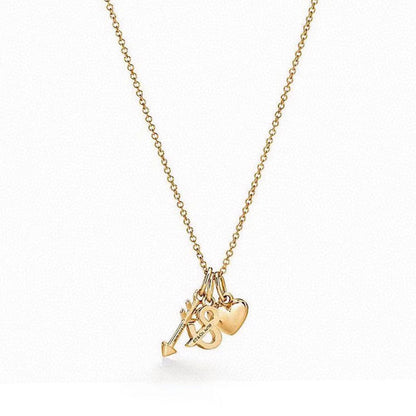 18K T Wine and Dine Pendant Necklace