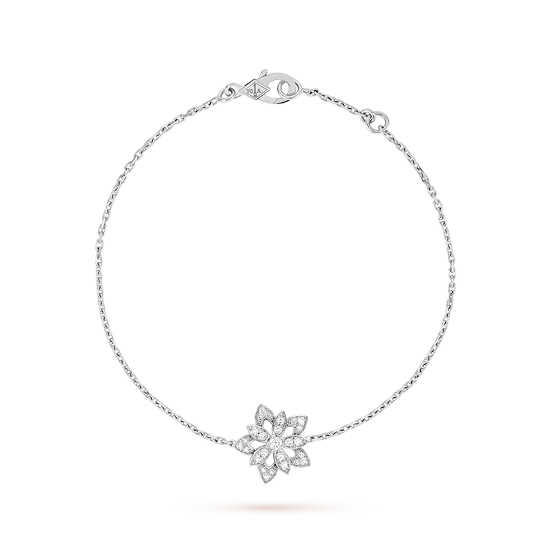 18K Lotus Openwork Bracelet