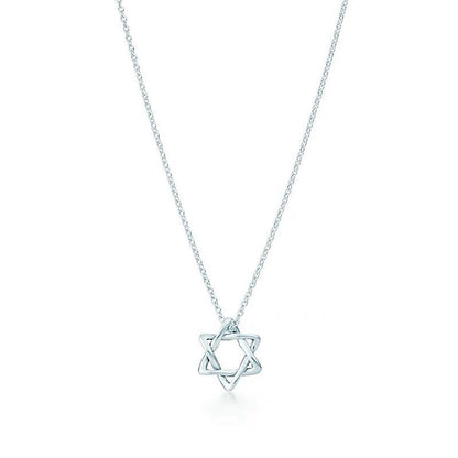 18K Star of David Pendant Necklace