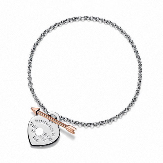 18K Return to Lovestruck Heart Tag Bracelet
