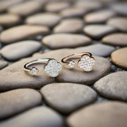 18K Magic Alhambra Diamond Ring