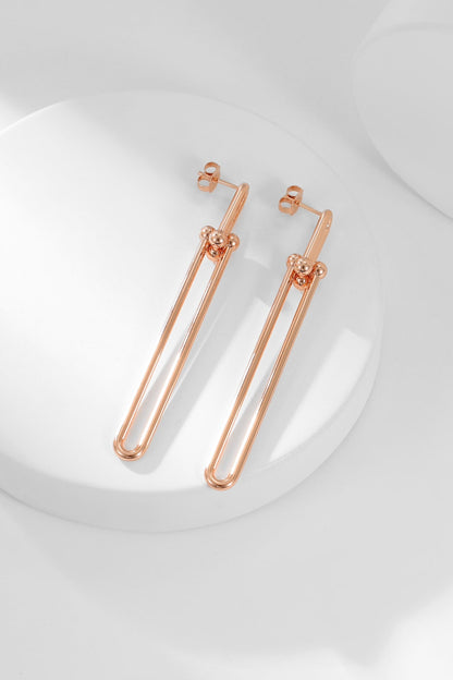 18K T HardWear Link Earrings